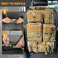 MAIKER Tactical Car Seat Back Organizer Upgrade Vehicle Panel Organizer with 5 Detachable Molle Pouch, Universal fits for Most of Vehicle