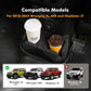 Rear Cup Holder Coaster Compatible with 2018-2024 Jeep Wrangler JL JLU 4XE & 2020-2024 Gladiator JT 4 Door, Silicone Cup Holder Mat Pad Insert CupHolder Liner