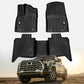 All-Weather TPE Front and Rear Row Floor Liners Floor Mats Fit for Toyota Tundra CrewMax Cab 2022-2025, Custom Fit Tundra Car Mats