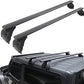 MAIKER Barras cruzadas para techo, portaequipajes para kayak, compatibles con Jeep Wrangler JK JL Gladiator JT 2007-2023, 4 puertas 