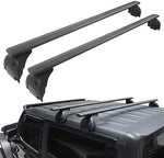 MAIKER Roof Rail Rack Cross Bars Kayak Luggage Carriers Compatible with 2007-2023 Jeep Wrangler JK JL Gladiator JT 4 Door