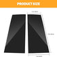 2pcs Black & Carbon Fiber Look C Pillar Posts Trim Kit Anti Scratch Pillar Molding Cover Stickers (21-23 Jeep Gladiator JT 4 Door )