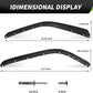 4 PCS Fenders Front & Rear Fenders (07-18 Jeep Wrangler JK& JKU, 21-24 Jeep wrangler Willys 4XE, Sport S Sahara 4XE)