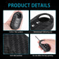Carbon Fibre Key Case Suitable for Fiat 500 Punto Panda 3 Buttons Black Key Case Key Fob Cover, d'Alene to