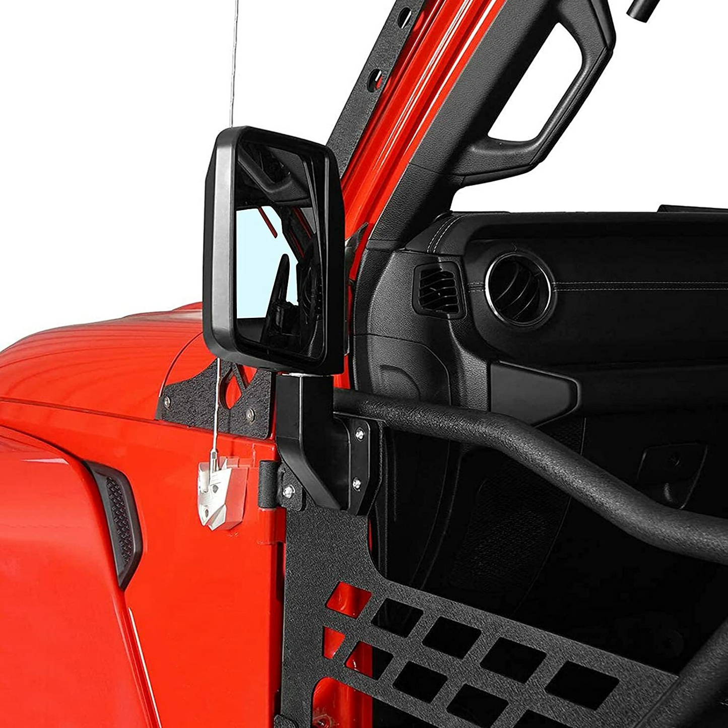 MAIKER Mirrors for Half Doors Fits with tubular doors Side View Mirror Reflection Mirrors Compatible with 2007-2025 Jeep Wrangler JK JL Gladiator JT & 1987-1995 Jeep Wrangler YJ