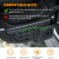 FUNY Rear door storage box Compatible with 2018-2025 Jeep Wrangler JL JLU & Gladiator JT, Door Side Insert Organizer Box Metal Door Net Pocket ReplacementDoor Organizer Panel, 2PCs