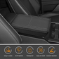 MAIKER Center Console Cover, Upgraded Microfiber Leather Car Armrest Cover Compatible with Tesla Cybertruck 2023 2024 (Black)