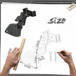 Dashboard Left Side Phone Holder Mount, Anti-Shake Stabilizer Custom Adjustable Cell Phone Holder for Ford Bronco Accessories 2021 2022 2023