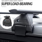 MAIKER Barras cruzadas para techo, portaequipajes para kayak, compatibles con Jeep Wrangler JK JL Gladiator JT 2007-2023, 4 puertas 
