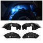 4PC Front & Rear Inner Fender Liners Wheel Cover ith Light & Star Logo (18-24 Jeep Wrangler JL JLU)