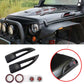 The Avenger Style Hood Vents (07-17 Jeep Wrangler JK JKU Unlimited Rubicon)