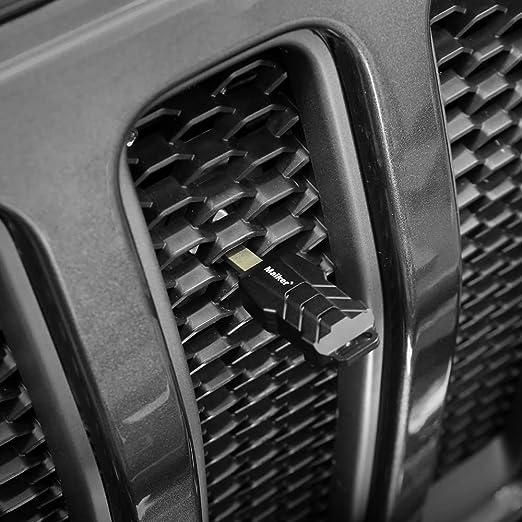 Black Hidden Hood Latches Locking Hood Catch Kit (18-23 Jeep Wrangler JL JLU / Gladiator JT 4XE)