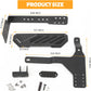 Dead Pedal Left Side Foot Rest Kick Panel (18-23 Jeep Wrangler JL JK JT)