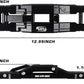 Maiker Bisagra de puerta pedal plegable de aluminio compatible con Jeep Wrangler 2007-2017 JK JKU, 2018-2023 JL JLU 1 pieza, negro 