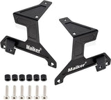 MAIKER Dual A-Pillar Light Mount Dual Lower Windshield LED Work Light Mounting Brackets for 2018-2022 Jeep Wrangler JL/JLU and Gladiator JT 1 Pair, Black (Not for Mojave and 392)