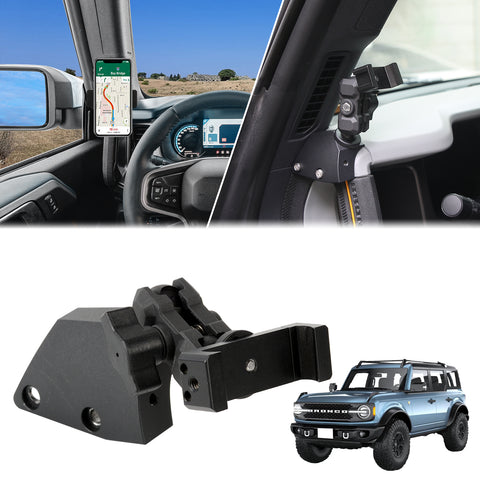 LitMiRaCle Plateau de rangement pour coffre arrière compatible avec Ford  Bronco 2021, 2022, 2023, 4 portes, accessoires internes, finition noire  mate : : Auto