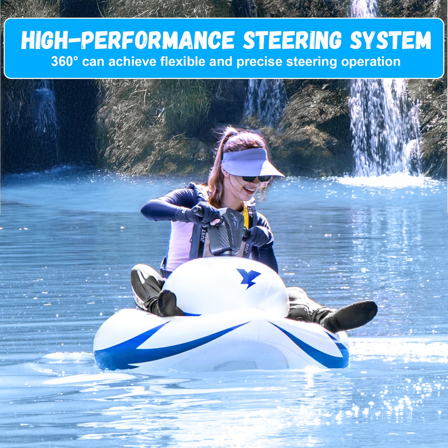 Lightweight Inflatable Electric Jet Ski for Lakes & Beaches Outdoor Swimming Poor Supply