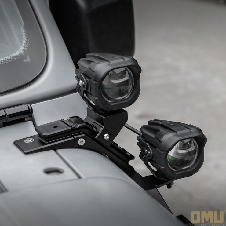 Genesis Series A-Pillar Light System Mount(18-24 Jeep Wrangler JL & Gladiator JT [Not For 4xe,392 & Mojave])