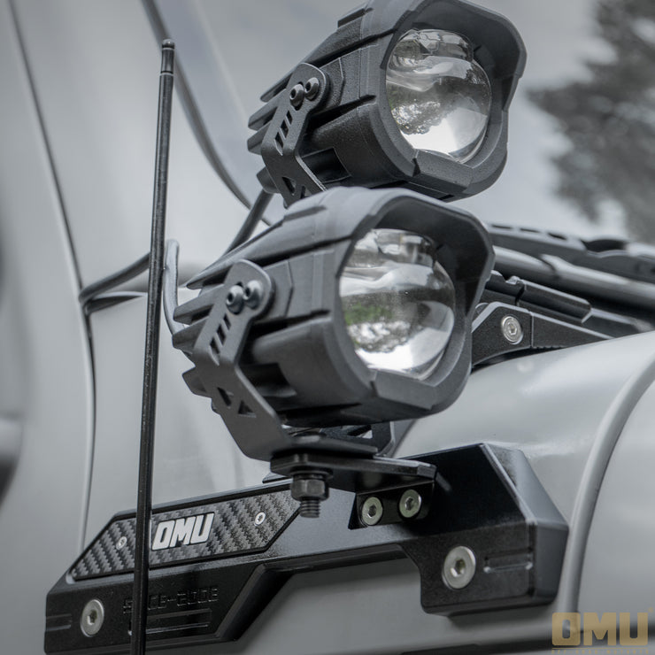 Genesis Series A-Pillar Light System Mount(18-24 Jeep Wrangler JL & Gladiator JT [Not For 4xe,392 & Mojave])