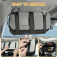 2 Packs Car Sun Visor Organizer, Car Organizer with Zipper Visor Organizer Storage Pouch, Glasses Clip, Card Holder, Molle Panel for Tactical Gears, for Most Vehicles, SUVs & Trucks