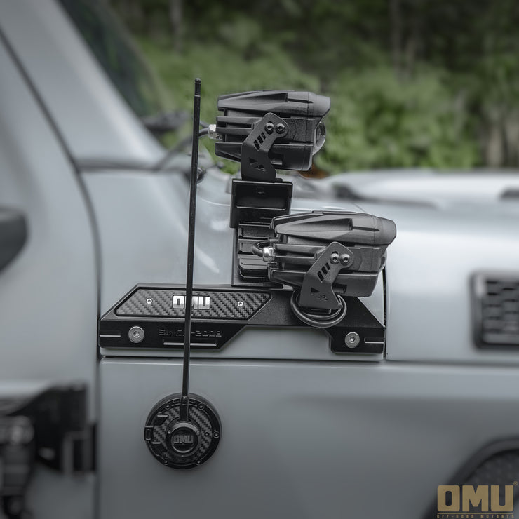 Genesis Series A-Pillar Light System Mount(18-24 Jeep Wrangler JL & Gladiator JT [Not For 4xe,392 & Mojave])