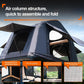 3-in-1 Roof Tent, Land & Water Camping Tent, Inflatable Waterproof Roof Tent Suitable for SUV, Truck, Jeep, Off-Road Vehicle, Thickening Windproof 2-3 People Tent with Paddle, Ladder, Hand Pumps, Rod