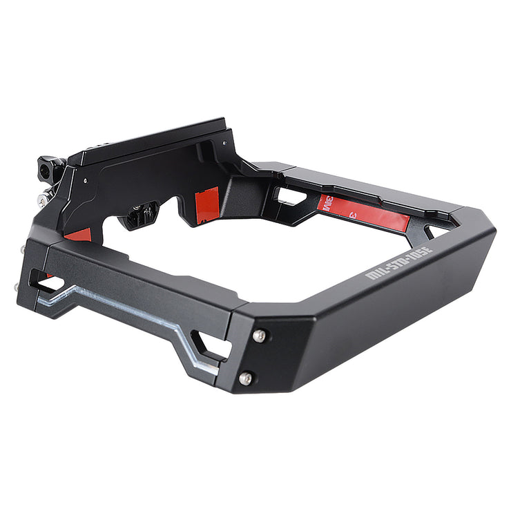 Awaken Series Aluminum Rearview Mirror Rain Shield Frame(07-18 Jeep Wrangler JK)