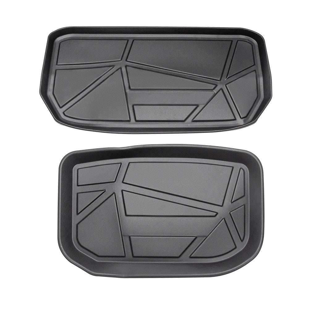 All-Weather TPE Floor Mats for Tesla Model Y 2021-2022 - Waterproof, Anti-Slip, Full Coverage Car Floor Liners 6 PCS set