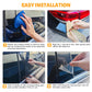 Pillar Posts Trim Kit Anti Scratch B Pillar Molding Glossy Black Cover Stickers Center Window Outer Pillar Post Panel Covers (Fit for 2004-2014 Ford F-150)