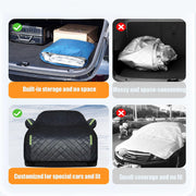 Anti-Hail Car Cover Compatible with Jeep Wrangler 4 Door 2007-2025,Hail Blanket for Cars Full Cover All-Weather Protection Car Cover with Reflective Strips
