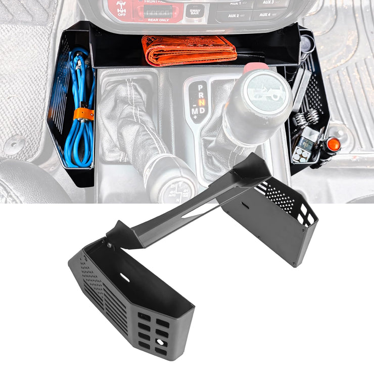 US Flag Gear Shift Console Organizer (18-2024 Jeep Wrangler JL JLU Gladiator JT 4XE)