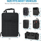 Tactical Seat Back Organizer, Universal Car Seat Back Cover with 5 Mole Bags in Different Sizes, Universal Fits All Vehicles