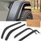 4 PCS Front & Rear Fender Flares Fender Trim Extension Protector (20-23 Jeep Gladiator JT Mojave & Rubicon, Only Fit High Clearance Fender Flares)