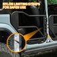 Tubular Half 4 Doors with Side View Mirrors, Off-Road Steel Doors for Summer Trail Adventure（18-24 Jeep wrangler JL JLU, 20-24 Gladiator JT）
