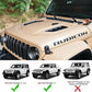 10th Anniversary Edition Metal Replacement Vented Heat Dispersion Hood (18-24 Jeep Wrangler JL JLU & 20-24 Gladiator JT, Not Fit Mojave and 392 Models)