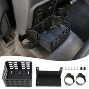 Rear Seat Cup Holder Floor Console Storage Box (Ford Bronco 2/4 Door,Not Sport)