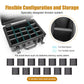 Waterproof Hard Case with MOLLE System - Portable Tactical Storage Box for Cameras, Drones, Hunting, Military