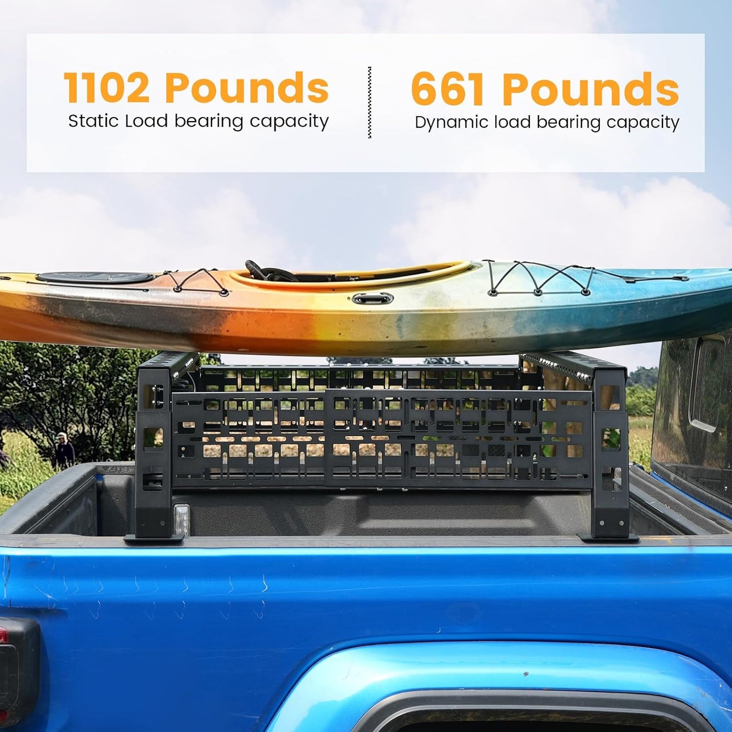 Universal Adjustable Truck Bed Racks Truck Cargo Carrier Overland Bed Rack