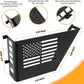 Metal Front & Rear Door Storage Box, Door Side Insert Organizer Box Pockets for 2007-2018 Jeep Wrangler JK 2/4 Door 2pcs(Black)