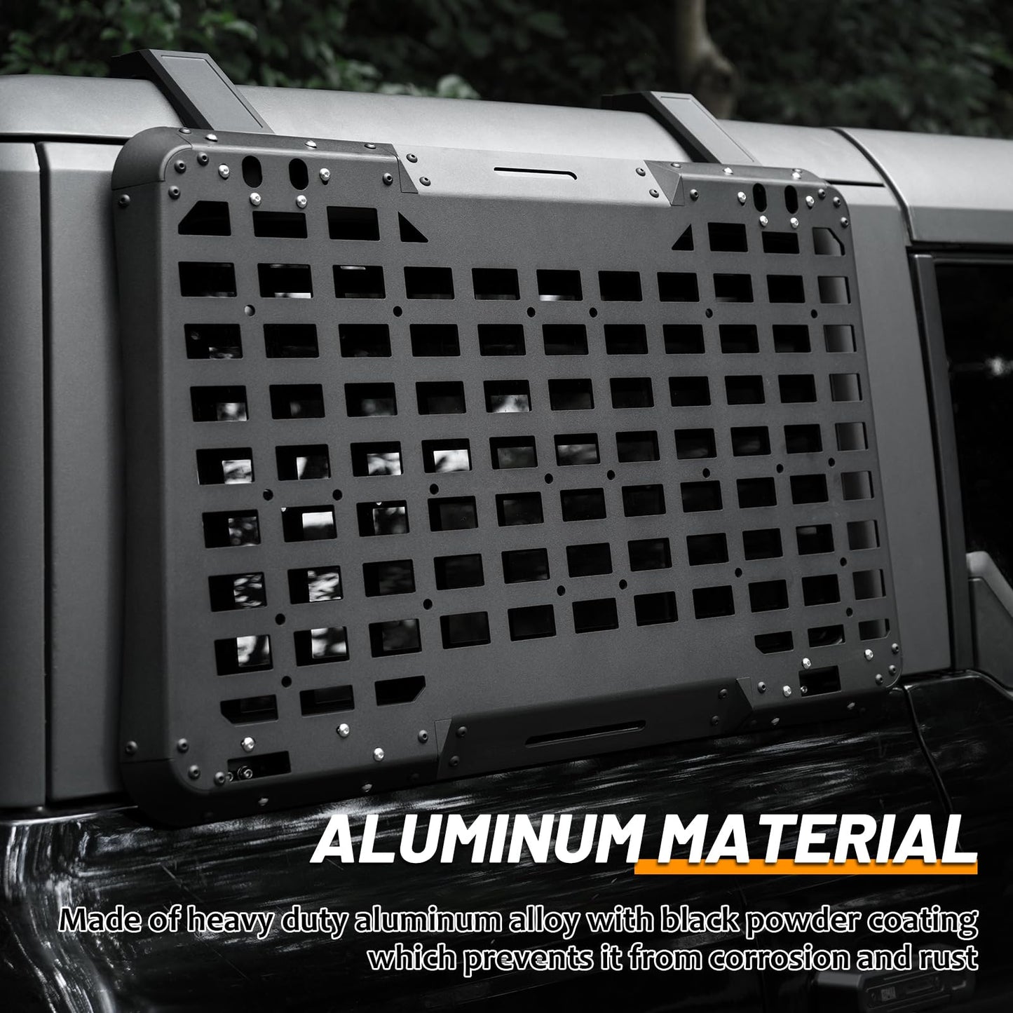 Rear Window Storage Molle Panel Flank Kit (21-24 4 Door Ford Bronco)