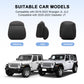 Red Side Rope Softness Driver Front Seat Headrest Neck Pillow (18-24 Jeep Wrangler JL 4 Doo & Gladiator JT)