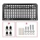 Tailgate Table Molle Panel Foldable Cargo Shelf Aluminum Alloy Storage Shelf (07-24 Jeep Wrangler JK JKU JL JLU, Not Fit JK Models with Stock Subwoofer)