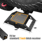 Anti-Theft Hitch Step for 2" Receivers - Secure Rear Bedstep with Bumper Protection - Lockbox Storage & All-Terrain Durability,for Trucks, SUV and More