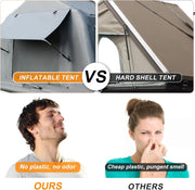 3 in 1 Multifunctional Rooftop Overland Water Camping Inflatable Waterproof Tent With Ladder (SUVS / Jeep / Bronco / Trucks)