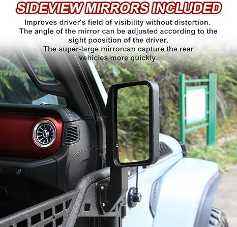 Tube X Tactical Half Doors / 4 Pack (18-24 Wrangler JT/JL 4 door)