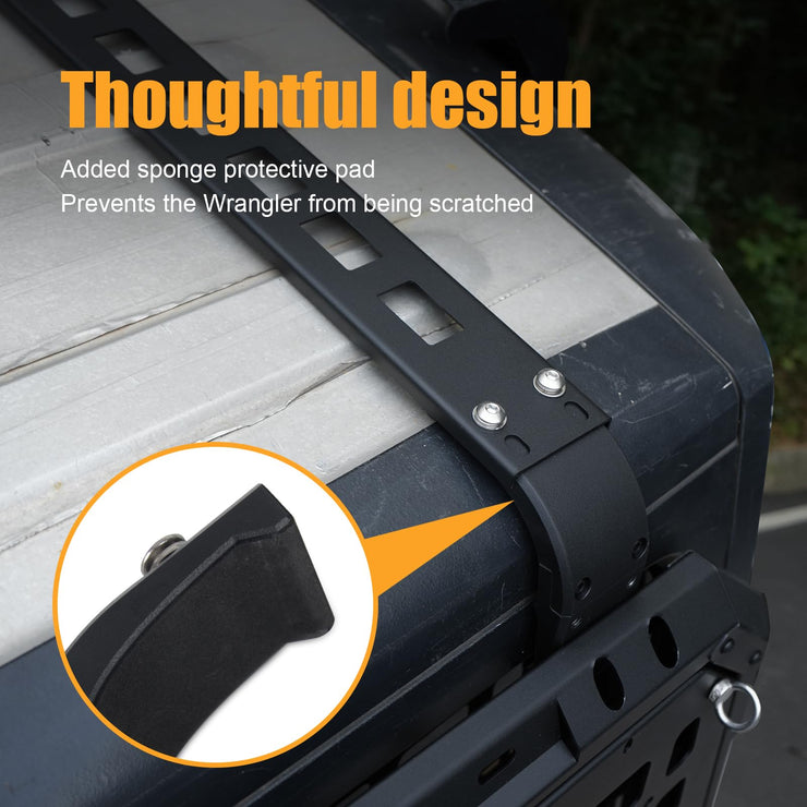 2PC Openable Design Multifunctional Rear Window Storage Panel Kit (07-18 Jeep Wrangler JK/JKU)