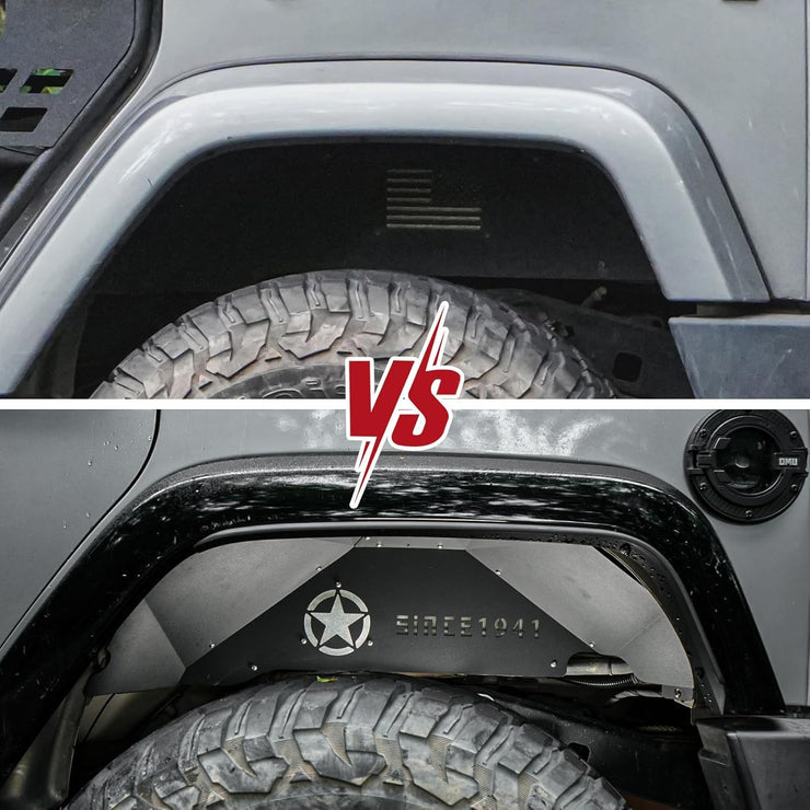 Perfect Fit Durable Protection Front & Rear Inner Fender Liners（07-18 Jeep Wrangler JK & JKU）