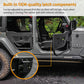 Five Star Logo Tubular Half 4-Doors with Side View Mirror (07-18 Jeep Wrangler JK JKU)