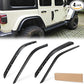 4 PCS Fenders Front & Rear Fenders (07-18 Jeep Wrangler JK& JKU, 21-24 Jeep wrangler Willys 4XE, Sport S Sahara 4XE)