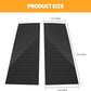 2pcs Black & Carbon Fiber Look C Pillar Posts Trim Kit Anti Scratch Pillar Molding Cover Stickers (21-23 Jeep Gladiator JT 4 Door )